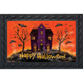 Briarwood Lane Halloween Doormat 30x18 Indoor Outdoor Spooky House For Halloween Doormat