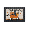 Briarwood Lane Halloween Doormat 30x18 Indoor Outdoor Trick Or Treat Wagon For Halloween Doormat