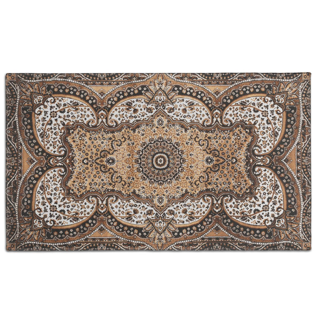 Brown Vintage Tribal Western Non Slip Washable Door Mat Funny Doormat Outdoor Inside Floor Rugs Crystal Velvet 30x17 Inches