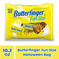 Butterfinger Fun Size Halloween Candy Bars, Chocolate-y Peanut-Buttery, Halloween Candy Bulk Individually Wrapped, Ghost Bag, 10.2 oz