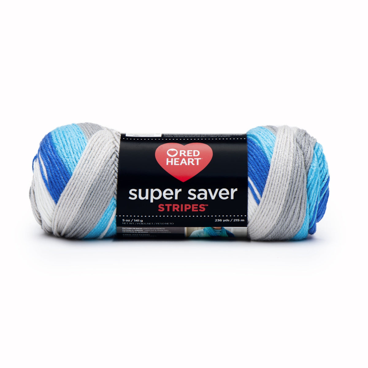 Red Heart® Super Saver® 4 Medium Acrylic Yarn, Bonbon Print 5oz/142g, 236 Yards