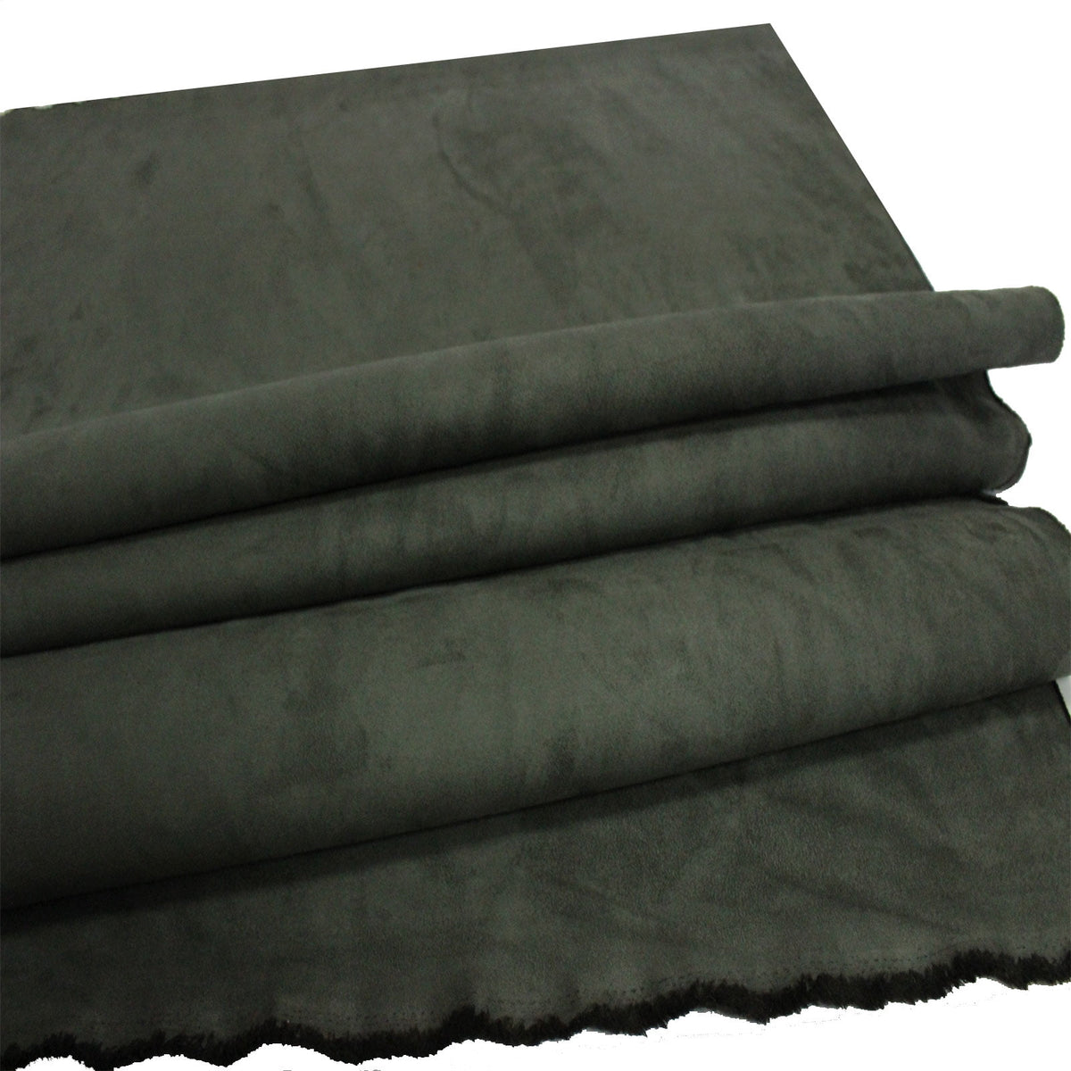 Mybecca Suede 58" Width - 100% Polyester Faux Craft Fabric By the Yard - Color: Black