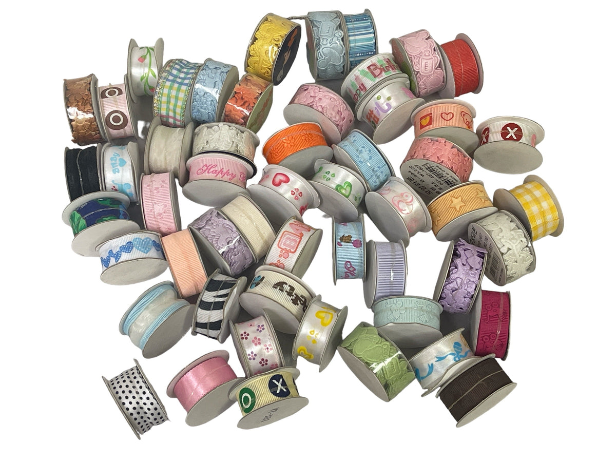 Charmed Assorted 5/8" Ribbon 72 Bunches 144 Yards Arts Crafts and Scrapbooking