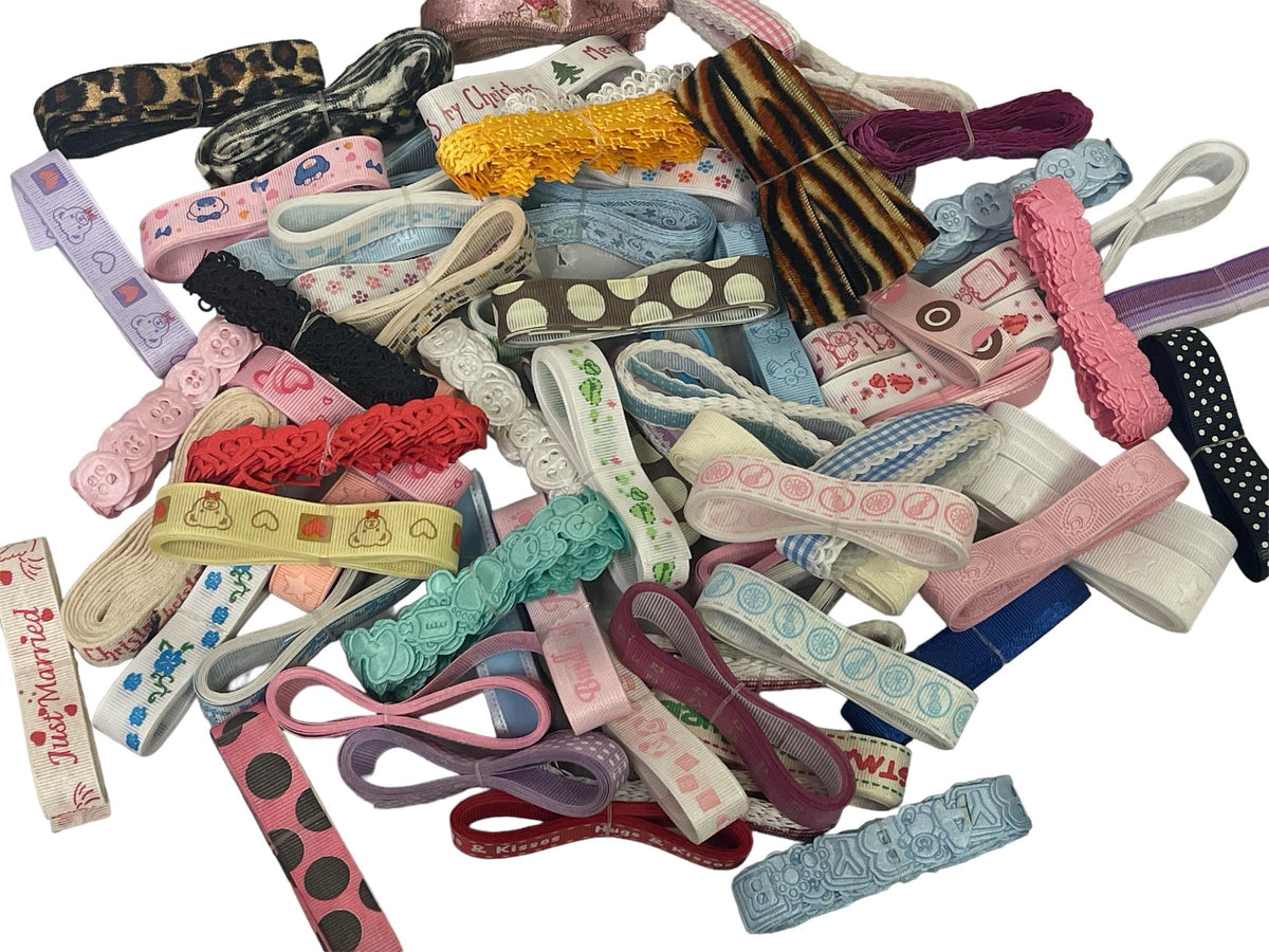 Charmed Assorted 5/8" Ribbon 72 Bunches 144 Yards Arts Crafts and Scrapbooking