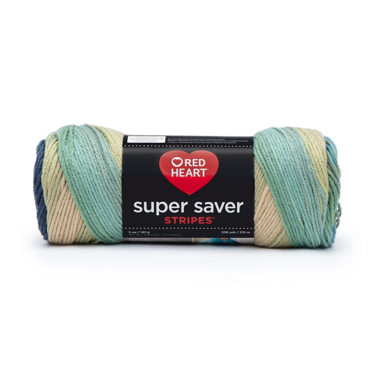 Red Heart® Super Saver® 4 Medium Acrylic Yarn, Bonbon Print 5oz/142g, 236 Yards