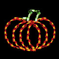 HOLIDYNAMICS Halloween LED Pumpkin Light Wire Frame Outdoor Weatherproof Decor