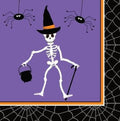 Creative Converting Halloween Dancing Skeletons Beverage Napkins 18 Pack