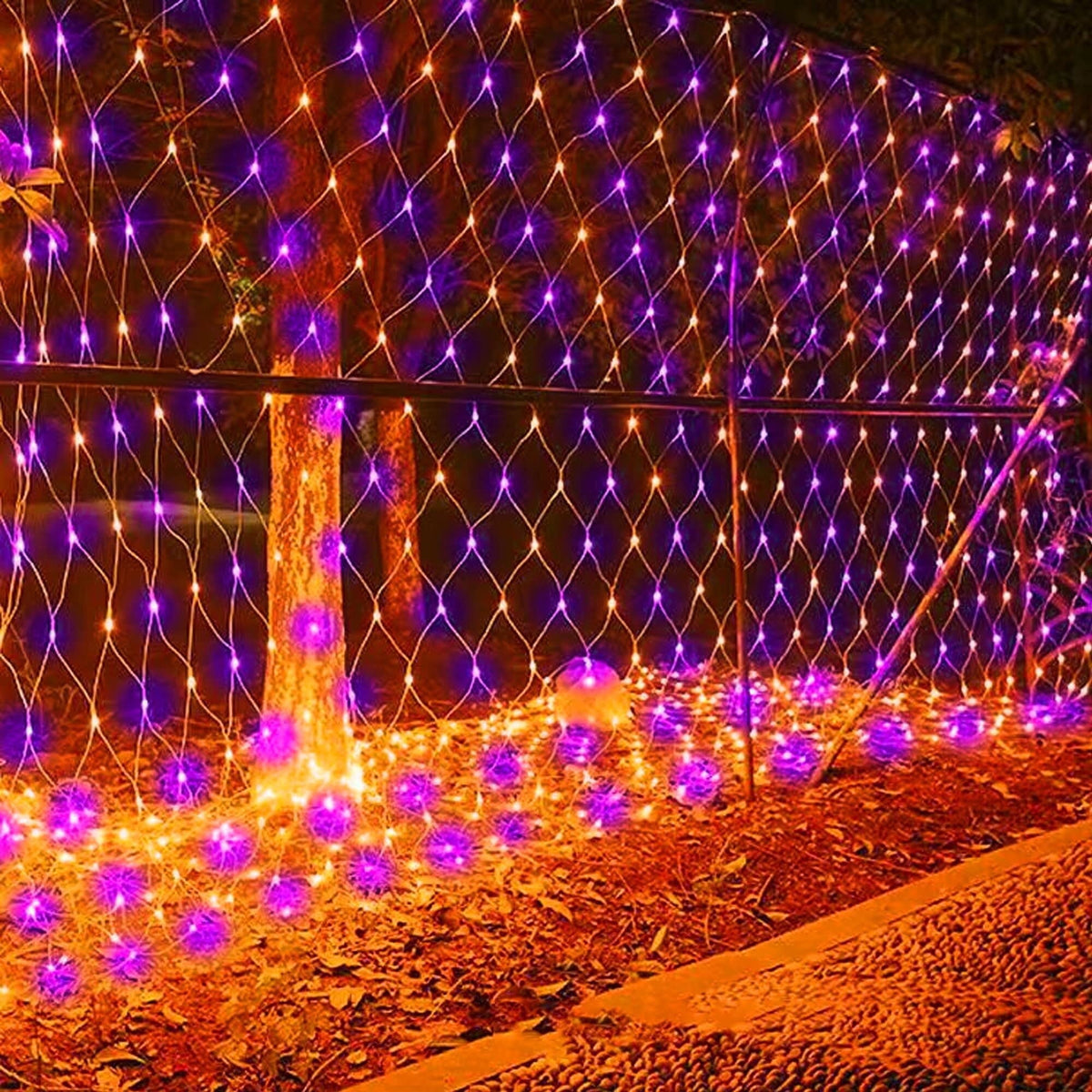 Dazzle Bright Christmas Net Lights, 360 LED 12FT x 5 FT Transparent Wire Waterproof Connectable String Lights with 8 Modes Christmas Outdoor Lights for Bushes Garden Party Holiday Decoration (Green)