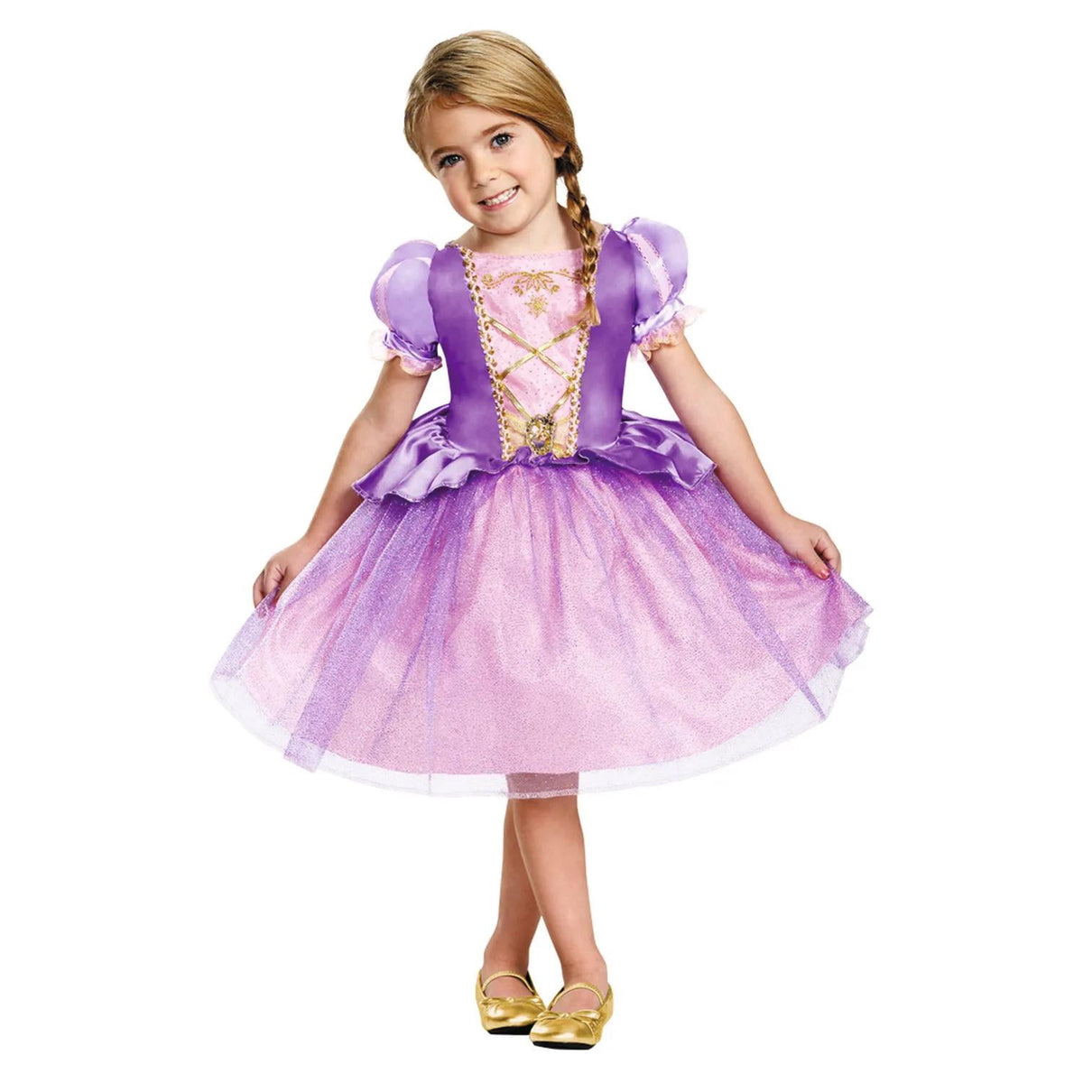 Disguise Toddler Girls' Rapunzel Classic Costume - Size 2T