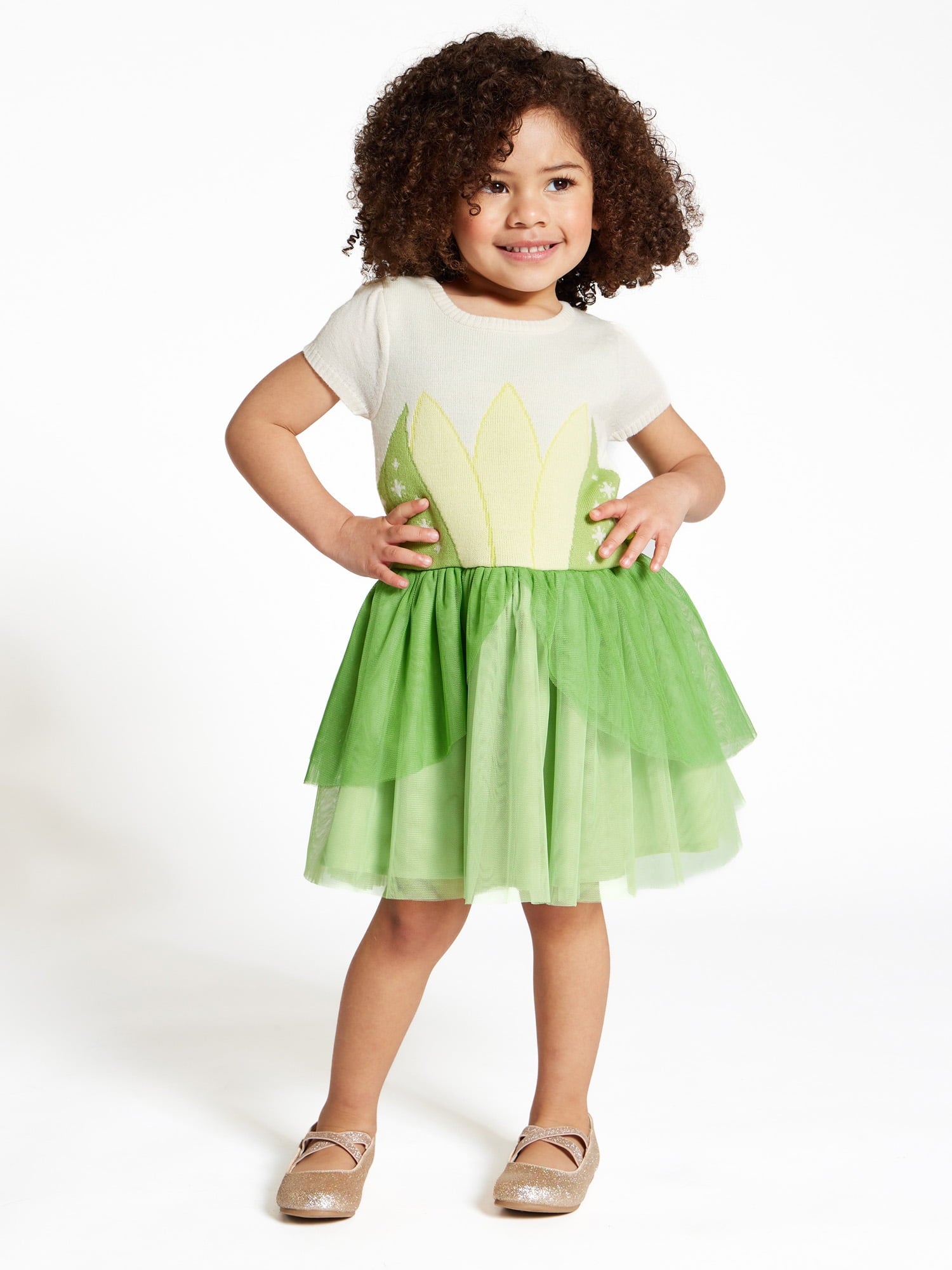 Toddler Girl Elf Velour Cosplay Dress, Sizes 12M-5T