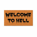 Doormat Welcome To Hell Welcome Mat Funny Doormat Funny Gift Halloween (18" x 30") #4431