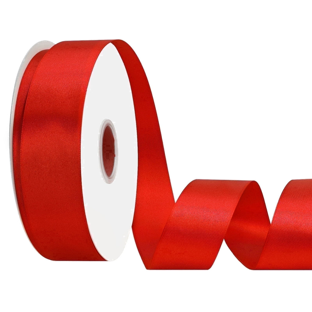 GTYBOVA 1-1/2 Inch X 100 Yards Double Face Satin Ribbon Red Satin Ribbon for Gift Wrapping, Wedding Party Decor, Hair Bows & Invitation Crafts