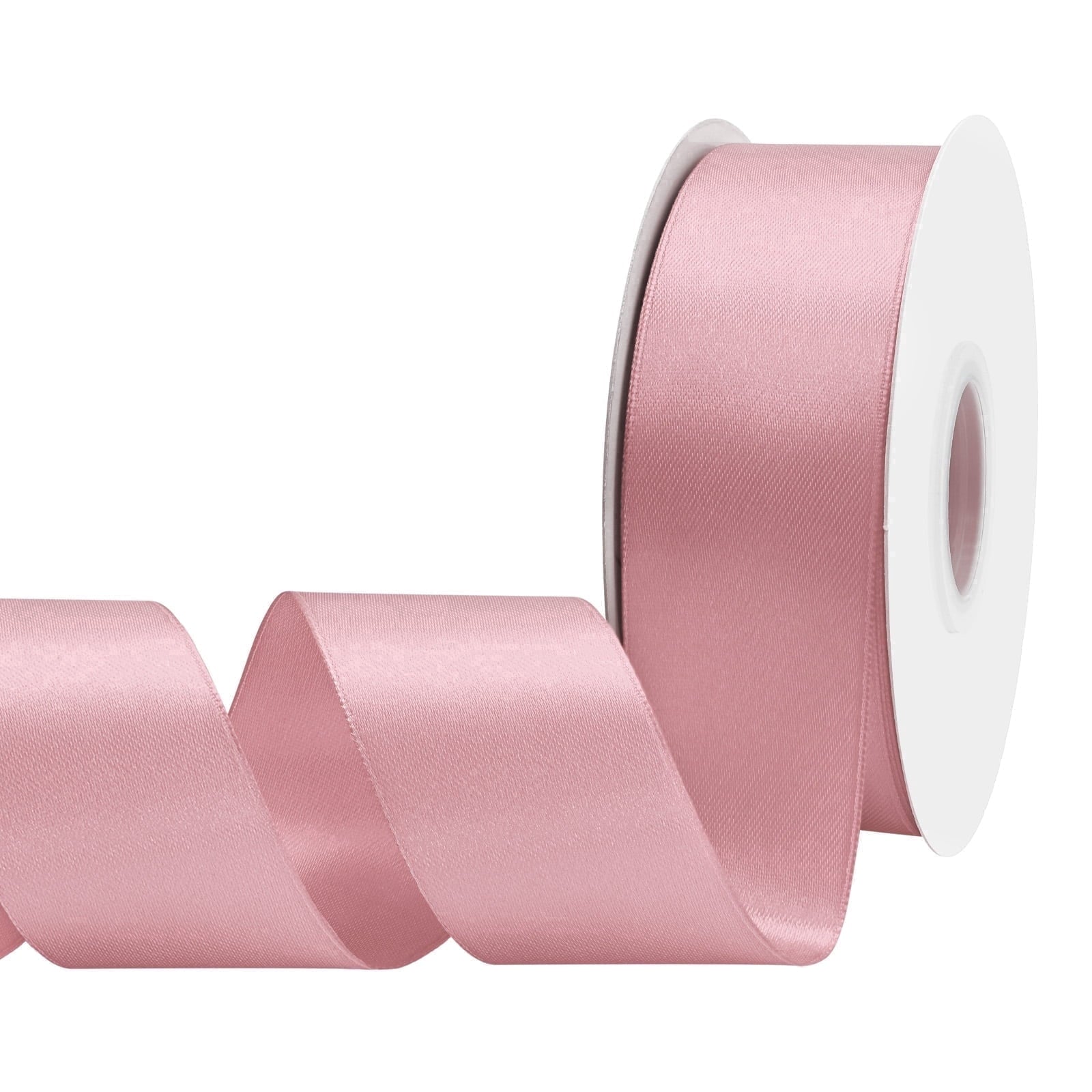 LoomJoyz Double Face Light Purple Satin Ribbon 5/8 inch X 50 Yards, Easter & Spring Decor Ribbon for Gift Wrapping, Weddings, Parties, Hair Bows & Invitations Decorations