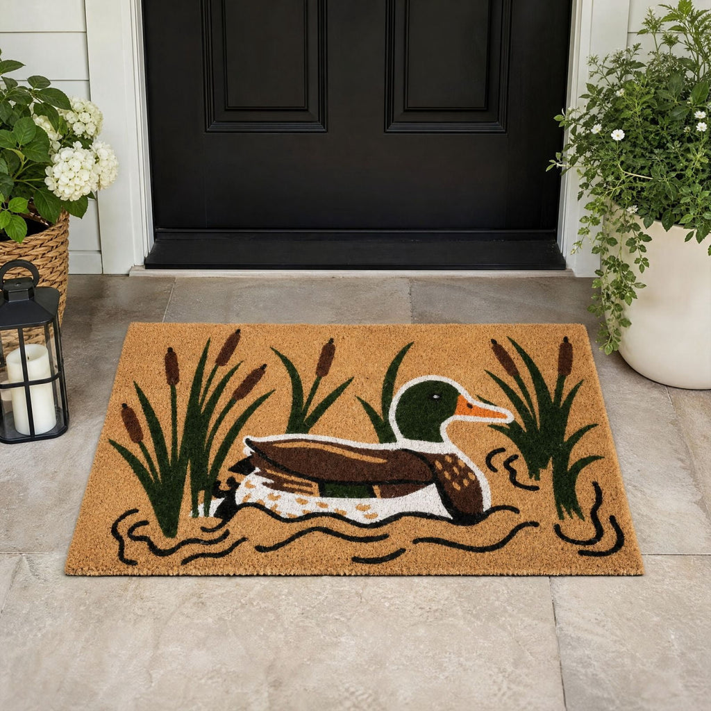 Duck Doormat Outdoor 24'', Rustic Front Door Mat for Entryway, 1 PC