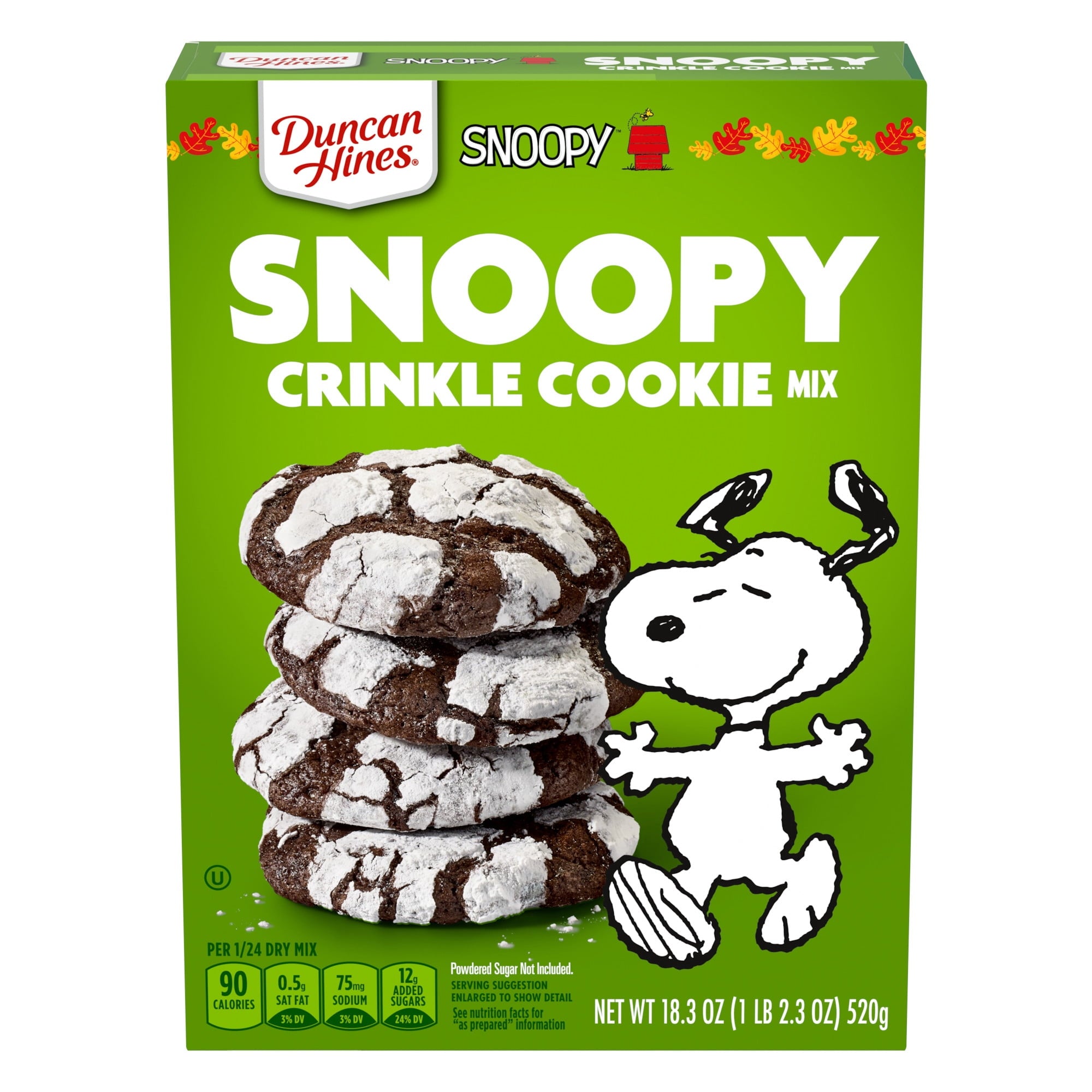 DUNCAN HINES SNOOPY CRINKLE COOKIE MIX 18.3Z