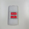 3 Yard Cut Sparkle Tulle Fabric, White, 54" Wide for Apparel & Crafting, by Fuzhou