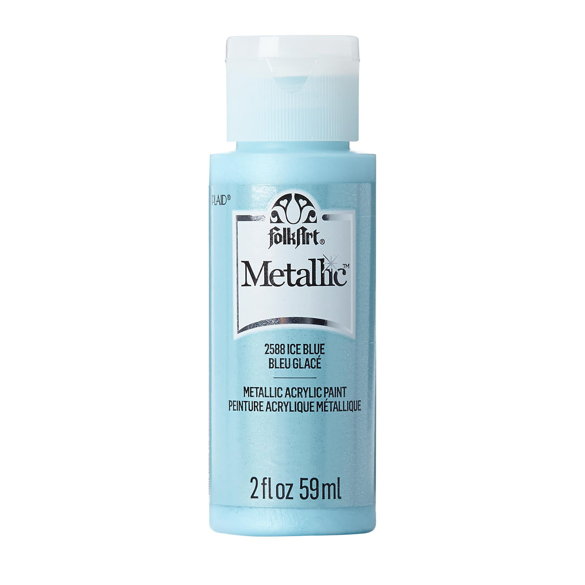 FolkArt Metallic Acrylic Craft Paint, Metallic Finish, Antique Gold, 2 fl oz