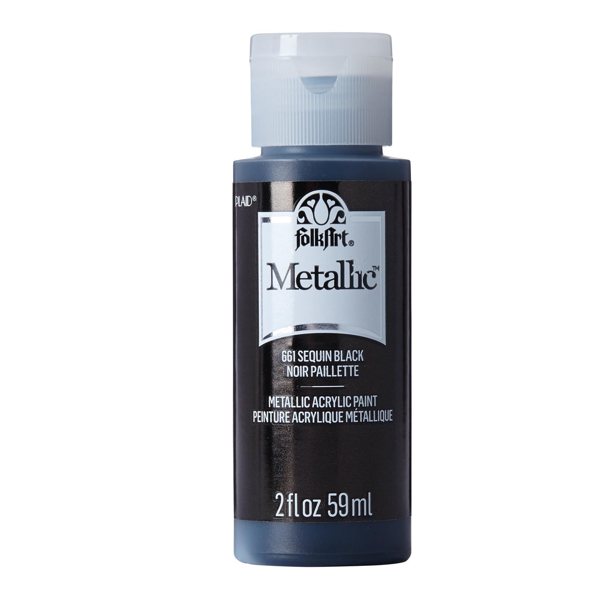 FolkArt Metallic Acrylic Craft Paint, Metallic Finish, Antique Gold, 2 fl oz