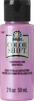 FolkArt Color Shift Acrylic Craft Paint, Gloss Finish, Pastel Pink, 2 fl oz