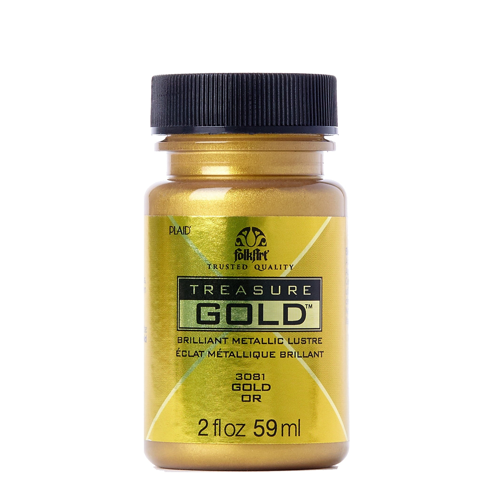 FolkArt Treasure Gold Acrylic Craft Paint, 2 fl oz
