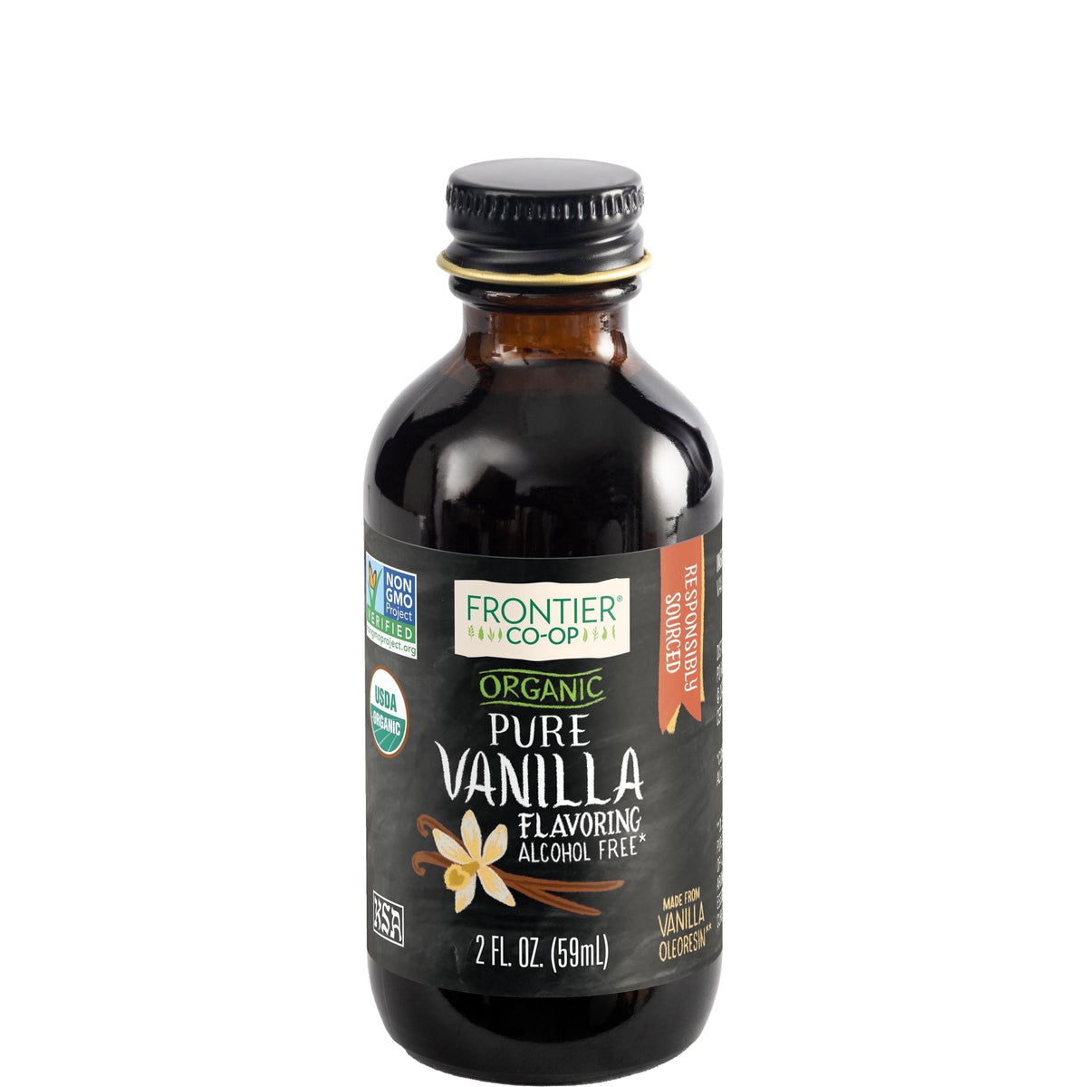 Frontier Co-op Organic Vanilla Flavoring 4 fl. oz.
