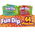 Fun Dip Halloween Razz Apple Magic Dip & Cherry Yum Diddly Dip Candy Pouches, 44 Count