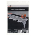 Fabric Spiderweb Table Runner, White, 80" x 20", Halloween by Way To Celebrate