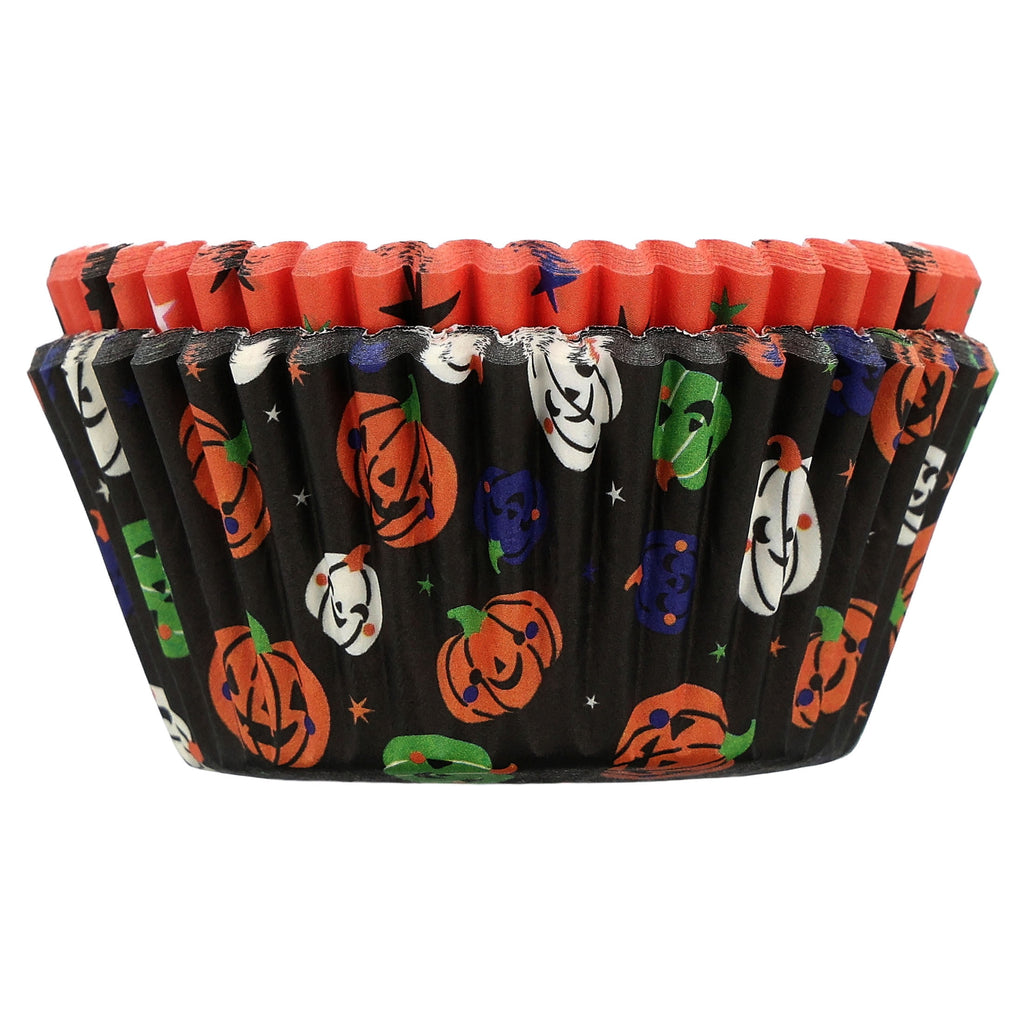 Great Value Jack-o'-Lantern Cupcake Liners, 48 Count