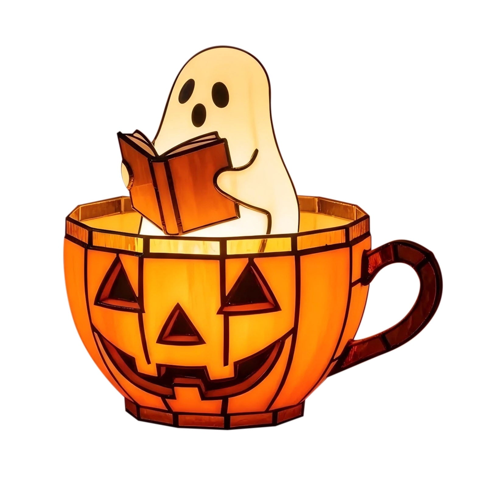 Gold Halloween Mini Cauldron Candy Holder Set, Witch Decor Tiered Tray Tabletop Decoration 8pcs