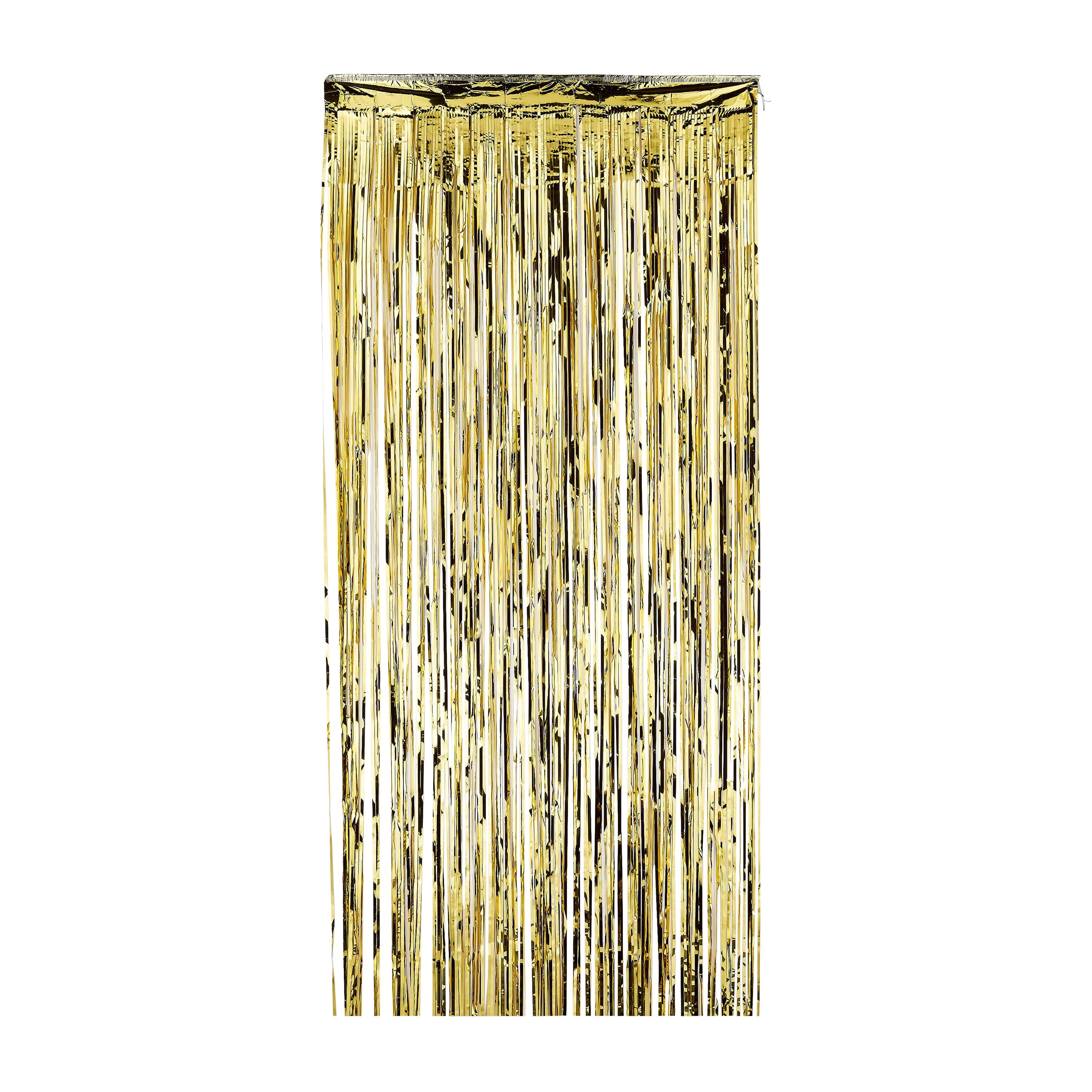 Gold Foil Door Curtain, 8' x 3', Party Banners, by Way To Celebrate