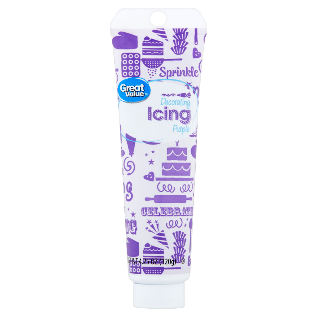 Great Value Purple Decorating Icing, 4.25 oz