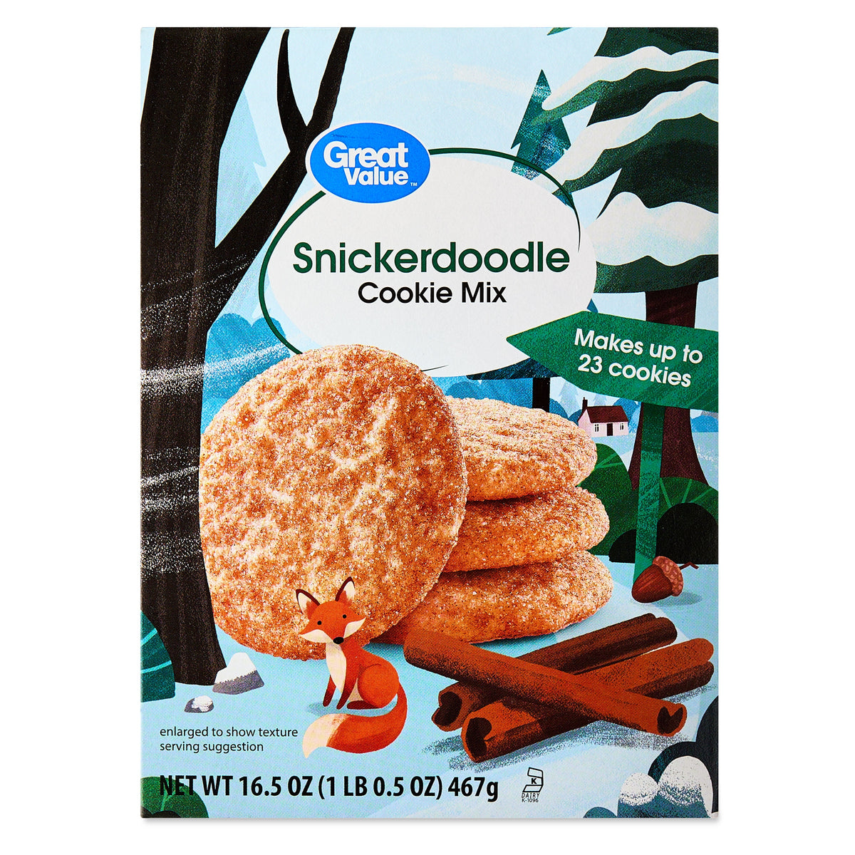 Great Value Snickerdoodle Cookie Mix, 16.5 oz