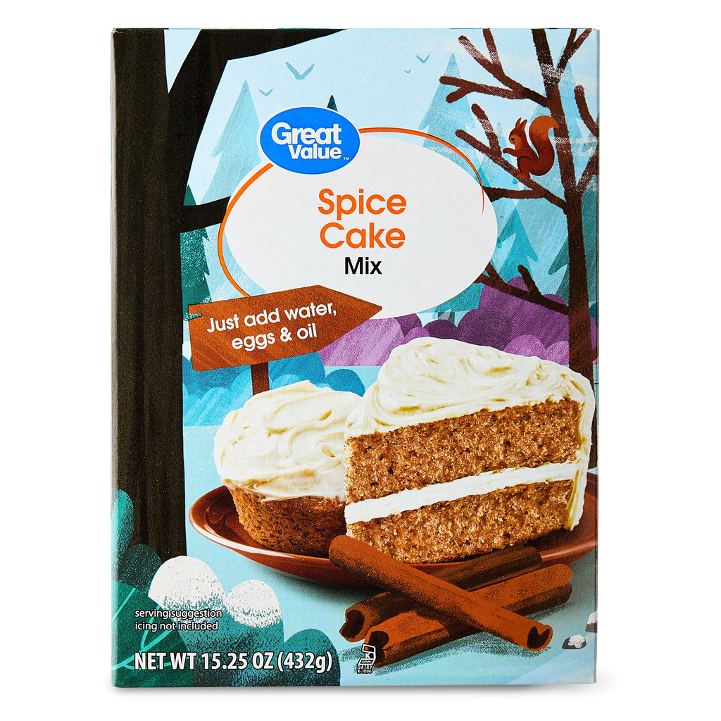 Great Value Spice Cake Mix, 15.25 oz