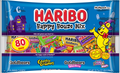 HARIBO Happy House Mix Halloween Gummy Candy Mini Pouches, 80ct, 33.4oz Laydown Bag