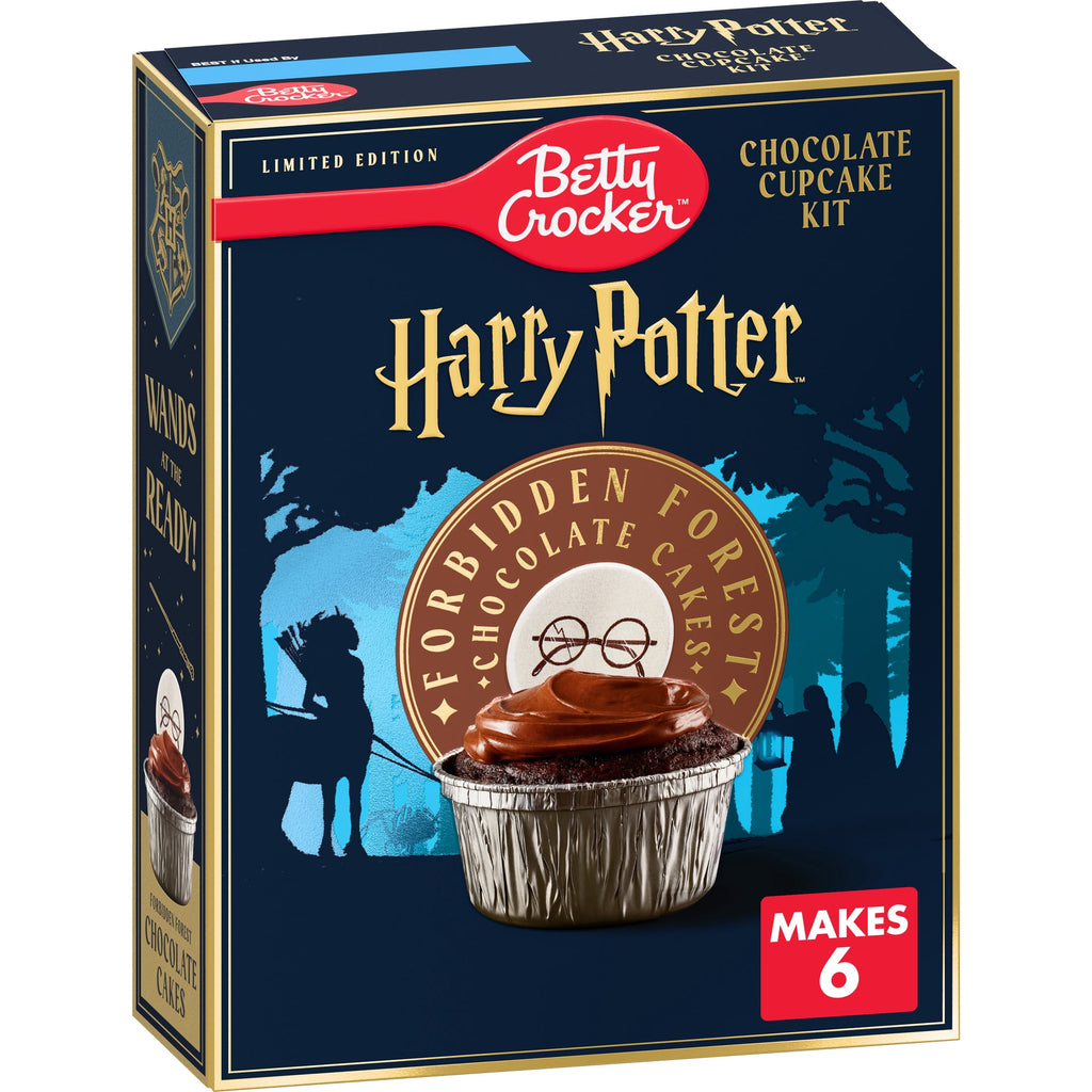 Betty Crocker Harry Potter Forbidden Forest Chocolate Cupcake Kit, 6 Count, 13.3 oz