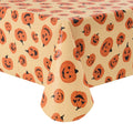 Way To Celebrate Halloween PEVA Tablecloth, Indoor & Outdoor Table 60" x 102" - Pumpkin Toss
