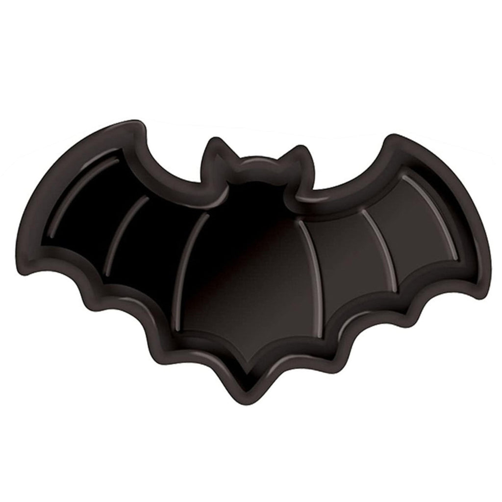 Halloween Bat Plates Plastic Bat Plates Black Halloween Party Supplies Halloween Snack Candy Dessert Plates for Halloween Party Birthday Party Table Decoration-Black-1 Pcs