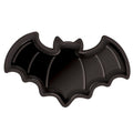 Halloween Bat Plates Plastic Bat Plates Black Halloween Party Supplies Halloween Snack Candy Dessert Plates for Halloween Party Birthday Party Table Decoration-Black-1 Pcs