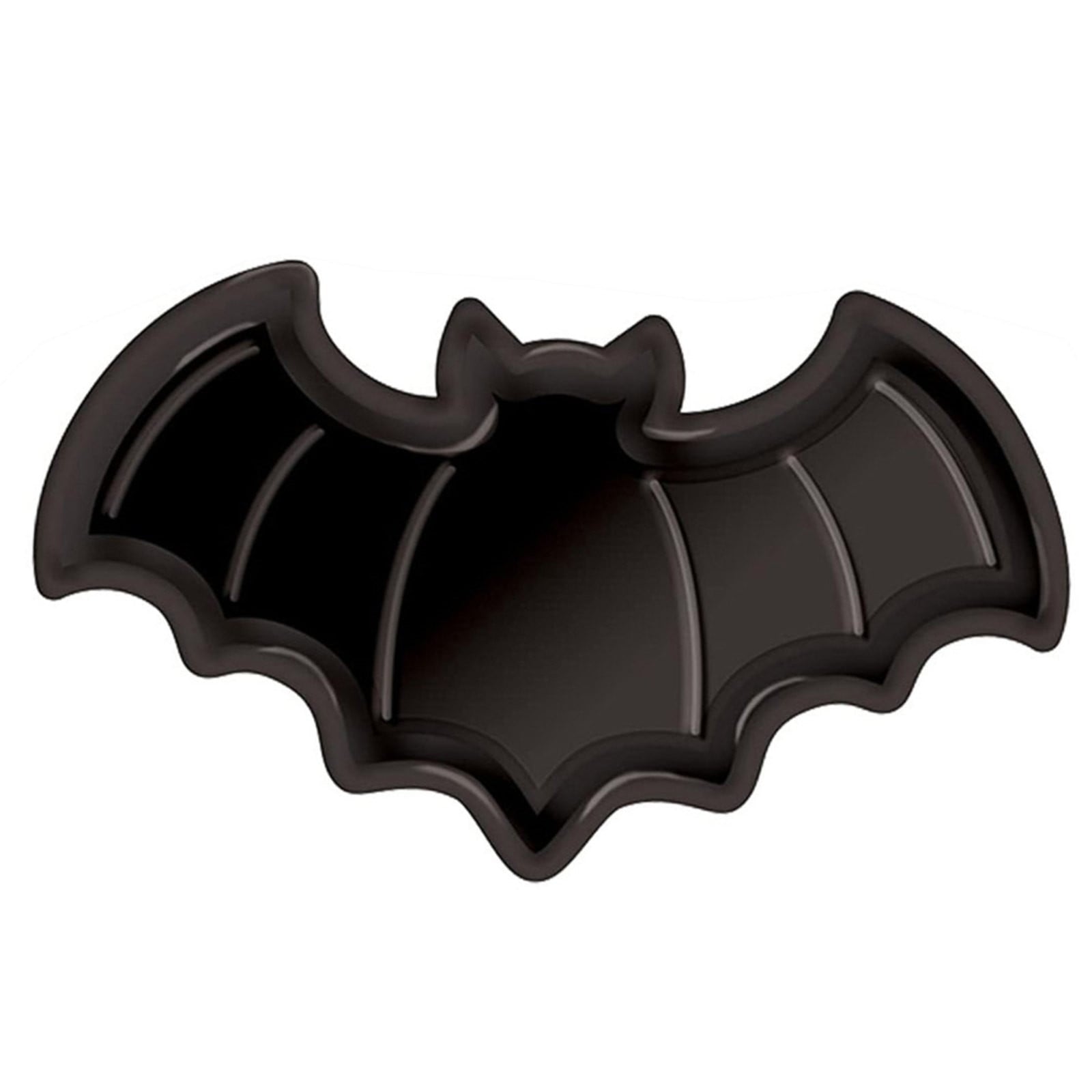 Halloween Bat Plates Plastic Bat Plates Black Halloween Party Supplies Halloween Snack Candy Dessert Plates for Halloween Party Birthday Party Table Decoration-Black-1 Pcs