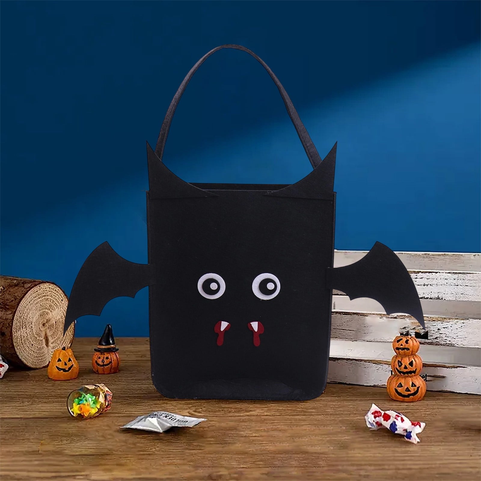 Gold Halloween Mini Cauldron Candy Holder Set, Witch Decor Tiered Tray Tabletop Decoration 8pcs