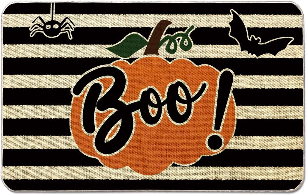Halloween Doormat Decor -Boo!- Funny Halloween Rug