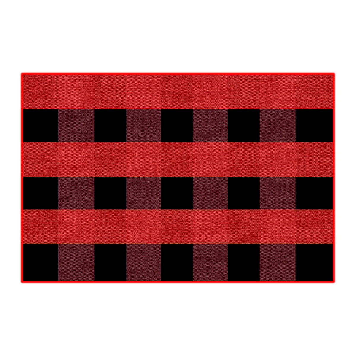 Halloween Fall Outdoor Rug Plaid Rug Foldable Floor Mat for Thanksgiving Front Door Front Porch Farmhouse Entryway Patio Decoration