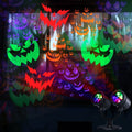Halloween Projector Lights, Double Head Dynamic Halloween Decorations Lights with Timer, Waterproof Indoor Outdoor Decor for Home Party Garden