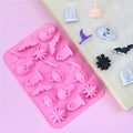 Halloween Silicone Molds for Halloween Candy,Chocolate,Gummy and Halloween decor,Jack O Lantern Candy Mold,Easy Release Spider Witch Hat Pumpkin Fondant 3D Mold