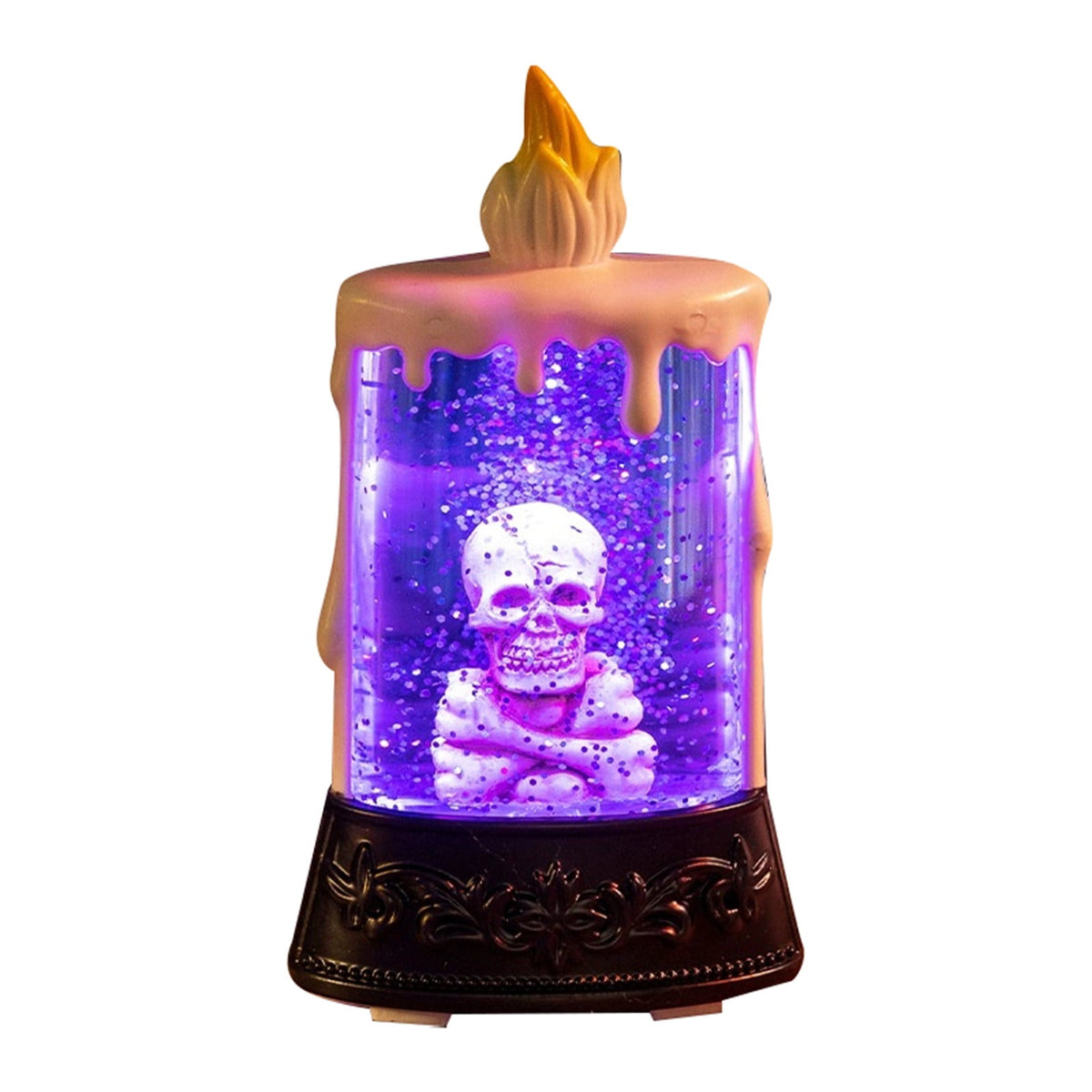 Halloween LED Skeleton Battery Operated Flameless Candle Light For Party Bar & Room Decorations