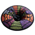 Halloween Spider Web Floor Mat, 3D Effect Spooky Soft Tufted Non Slip Rugs for Bedroom Living Room, Halloween Home Decor