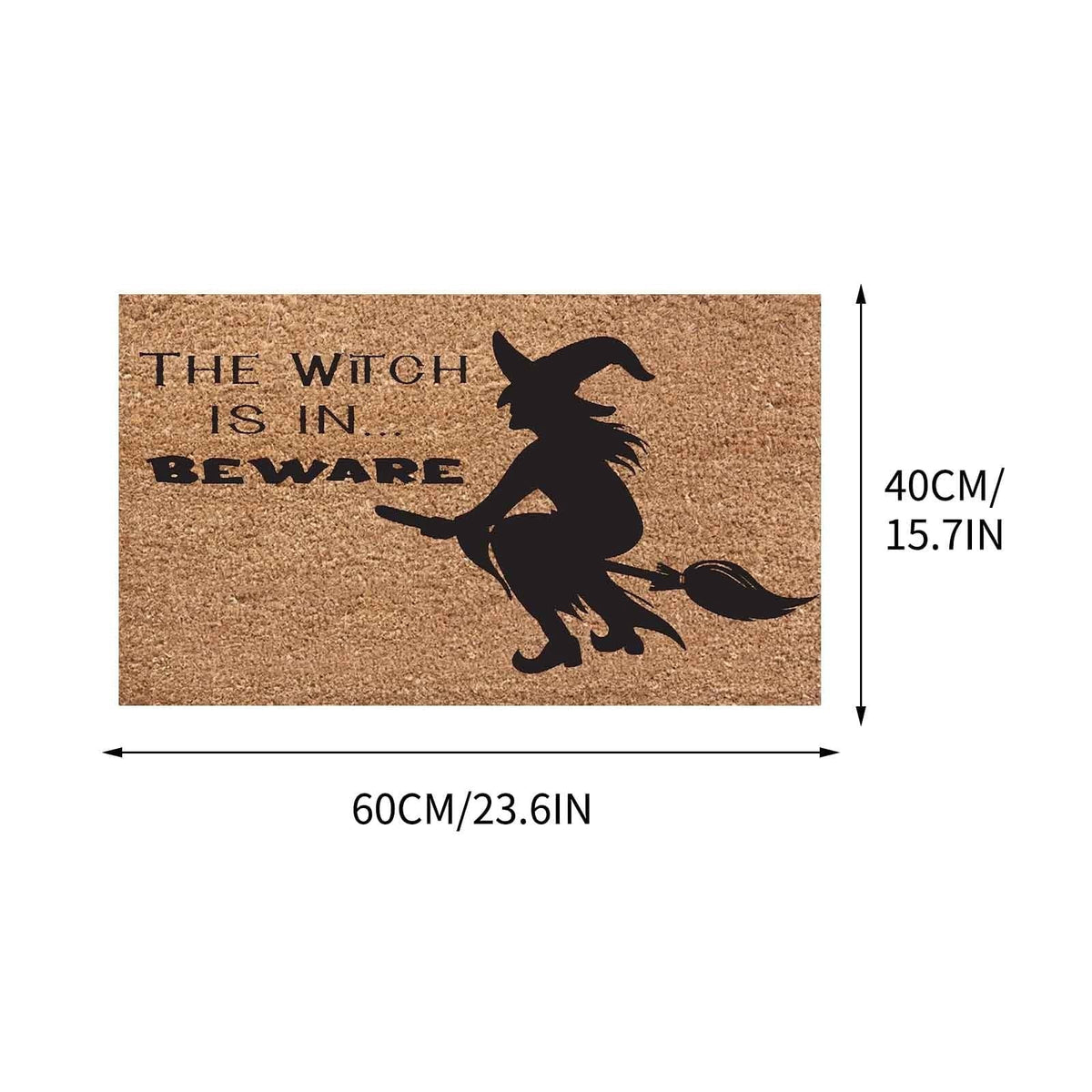 Halloween Spooky Printed Doormat, Soft Absorbent Non-Slip Rugs for Front Door Bathroom Kitchen Entryway, Halloween Decorations