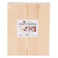 Hampton Art Brown Wood 8x10 Craft Panels, 3 Piece