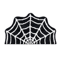 Harliver Spider Web Gothic Cute Fun Halloween Floor Mat, Non Slip Washable Welcome Door Mat, Fall Thanksgiving Rugs for Indoor Outdoor Entrance Home Bathroom Living Room Decor (Black)