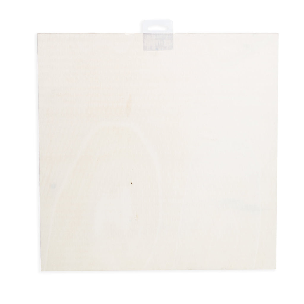 Hello Hobby Unpainted Square Wood Panel, 12" X 12" x .75"